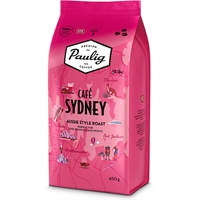 Kahvi Paulig Sydney papu 450g UTZ-sertifioitu - hedelmäinen, hunajaisen makea, tasapainoinen