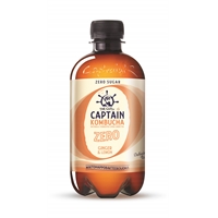 Kombucha Captain Gutsy Ginger Lemon Zero 400ml /12 kpl - sokeriton, 100% luonnollinen