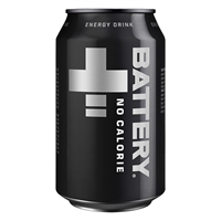 Energiajuoma Battery No Calorie 0,33l /24 kpl ltk - kofeiinia, vitamiineja, tauriineja, ei sokeria