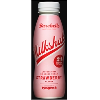 Proteiinipirtelö Barebells mansikka laktoositon 330 ml /8 kpl - ei lisättyä sokeria