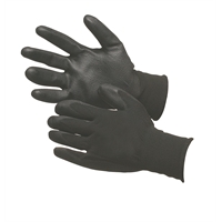 Suojakäsine Palm-Fit 10/XL musta - erittäin tuntoherkkä ja saumaton nylonkäsine PU-pinnoitteella