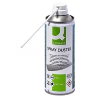 Puhdistusspray Q-CONNECT 400 ml - paineilmapurkki puhaltaa pölyt ym pois it-laitteista, HFC-vapaa