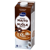 Kahvimaito Valio UHT 2,0% laktoositon 1 L - runsaasti proteiinia, vaahtoutuva