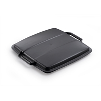 Jäteastian kansi DURABIN® musta 90 L - eri värivaihtoehdoilla helpotat jätteiden lajittelua