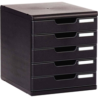 Laatikosto Exacompta Ecoblack Modulo A4 5-osainen