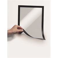 Magneettikehys / infokehys Durable Duraframe Magnetic A4 musta /5 kpl pkt - tarttuu magneettisesti