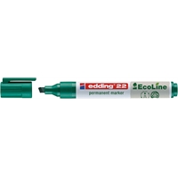 Huopakynä edding 22 Ecoline 1-5mm vihreä - ilmastoneutraali, kierrätysmateriaalia, pysyvä muste