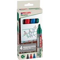 Taulutussi edding 29 Ecoline 1-5mm 4väriä - 90 % kierrätysmateriaalia, ilmastoneutraali