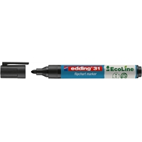Taulutussi edding 31 Ecoline musta - 90 % kierrätysmateriaalia, ilmastoneutraali