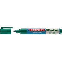 Taulutussi edding 31 Ecoline vihreä - 90 % kierrätysmateriaalia, ilmastoneutraali