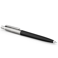 Kuulakynä Parker Jotter M musta blister - teräsrunko, vaihdettava säiliö, arkistokelpoinen muste