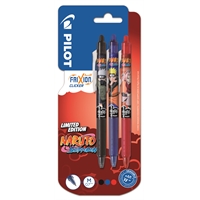 Kuulakynä Pilot Frixion Clicker Naruto 07 blisteri 3 väriä - Naruto Shippuden -animesarjan teema