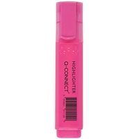 Korostuskynä Q-CONNECT viisto 1-5,2 mm pinkki