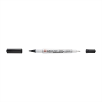 Merkintäkynä Sakura Identi-Pen Dual Marker musta - pysyvä, valon- ja vedenkestävä