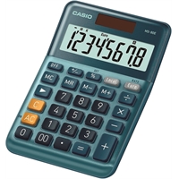 Pöytälaskin Casio MS-80E - valokennolla toimiva paristovarmennettu laskin