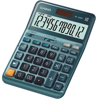 Pöytälaskin Casio DF-120EM - valokennolla toimiva paristovarmennettu laskin