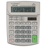 Pöytälaskin Q-CONNECT 12-numero pieni KF01605 - paristovarmennettu valokennolaskin