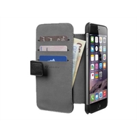 Kotelo iPhone 6+ Cellularline wallet musta
