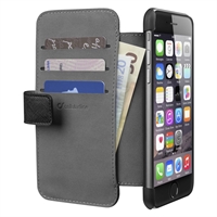 Kotelo iPhone 6 Cellularline wallet musta
