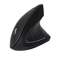 Optinen hiiri Q-CONNECT Ergonomic, musta langaton