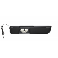 Ergonominen hiiri Contour RollerMouse Pro3 musta - kierrätettyä alumiinia ja vegaanista nahkaa