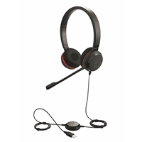 Kuuloke Jabra Evolve 30 II MS stereo - melua vaimentava mikrofoni ja kaukosäädin
