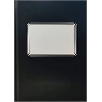 Konttorikirja A5/192 num 7x7 musta