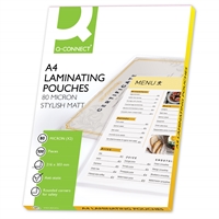 Laminointitasku Q-CONNECT A4 matta 80mic /100