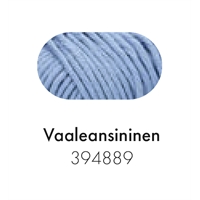Puuvillalanka Your Cotton 50g vaaleansininen - Öko-Tex-standardi 100 -sertifikaatti