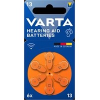 Paristo Varta Hearing Aid Batteries 13/6 - elohopeaton paristo kuulolaitteille