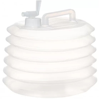 Vesisäiliö Iceman kokoontaitettava 10 l - hana ja kantokahva, mahtuu tyhjänä pieneen tilaan