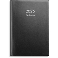 Kalenteri 2026 Exclusive musta muovikansi