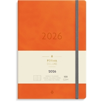 Kalenteri 2026 Business Forma Deluxe oranssi