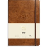 Kalenteri 2026 Business Forma Deluxe ruskea