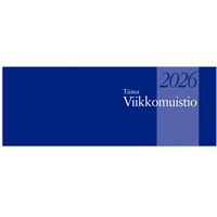 Kalenteri 2026 Tiima 7 Viikkomuistio liimattu