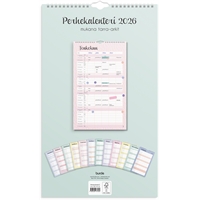 Perhekalenteri 2026 Pastelli