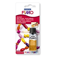 Lakka Fimo kiiltävä 10 ml - voit tehdä kovettuneen massan pinnasta kiiltävän ja vedenkestävän