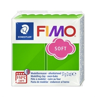 Askartelu- ja muovailumassa Staedtler Fimo 57 g soft tropical green - uunissa kovetettava