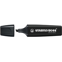 Korostuskynä STABILO BOSS Marker Black 70/46