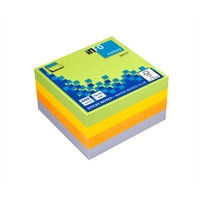 Viestilappukuutio inFO 75x75mm FSC kevätvärit