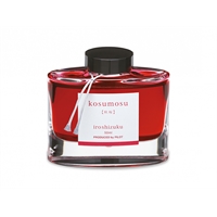 Muste Pilot Iroshizuku Kosumosu 50 ml punainen - erittäin laadukas pullomuste täyte- ja sulkakynille