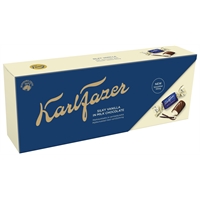 Suklaakovehti Fazer Silky Vanilla 270g - sisältää pehmeän silkkistä valuvaa vaniljatäytettä