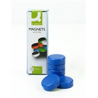 Magneetti Q-CONNECT 25mm sininen /10