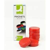 Magneetti Q-CONNECT 35mm punainen /10