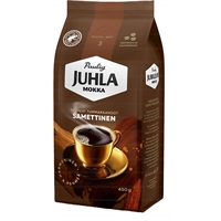 Kahvi Paulig Juhla Mokka Samettinen 450 g papu RFA - keskitummapaahto, maitosuklaisilla vivahteilla