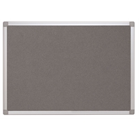Ilmoitustaulu Q-CONNECT 900X600mm harmaa