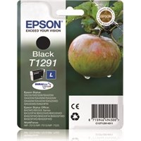Värikasetti Inkjet Epson Stylus T1291 musta