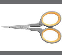 Ompelusakset Westcott Titanium 10 cm - oikea- ja vasenkätiselle, erittäin tarkkaan leikkaamiseen