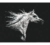 Raapekartonki Art Craft 305 x 229 mm valkoinen/musta /10