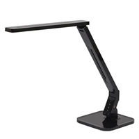 Työpistevalaisin Diasonic Touch LED musta - kosketusnäyttö, valon säätö, ajastin ja USB-pistoke